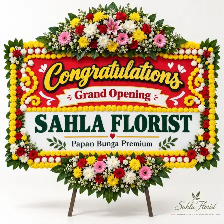 Papan Bunga Ucapan Selamat Sawah Besar