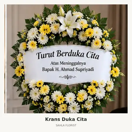 Krans Bunga Duka Sawah Besar